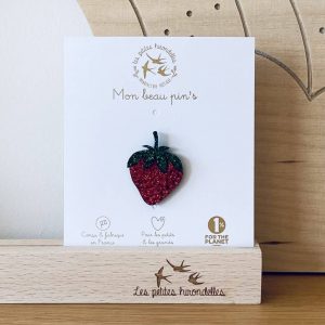 Pins fraise - Les petites hirondelles