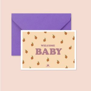 Carte Welcome Baby - Ma petite vie