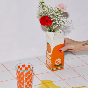 Vase bouteille de jus d'orange - Ban.do
