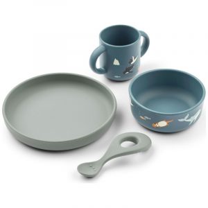 Set repas silicone, Vivi Arctic - Liewood
