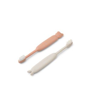 Lot de 2 brosses à dents, Fabio pâle tuscany - Liewood