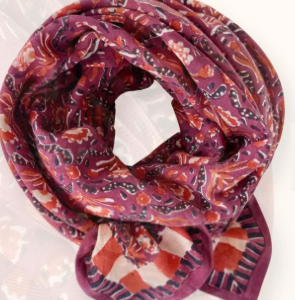 Foulard Big Latika Cactus, Cherries - Apaches