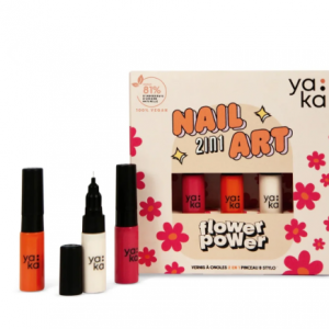 Kit vernis à ongles 2 en 1, Flower Power - Ya Ka