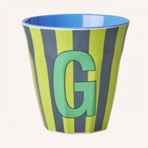 Verre Alphabet G - Rice