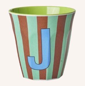 Verre Alphabet J - Rice