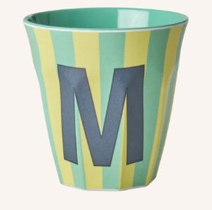 Verre Alphabet M - Rice
