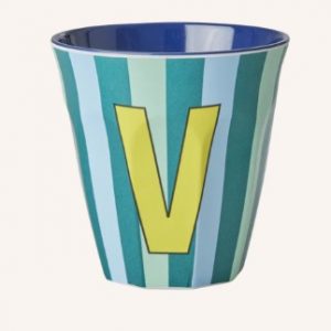 Verre Alphabet V - Rice