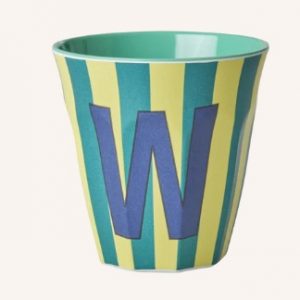 Verre Alphabet W - Rice