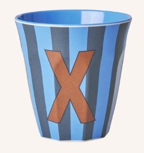 Verre Alphabet X - rice