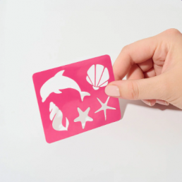 Pochoir Sisi la paillette