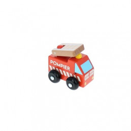 Camion de Pompier en bois - Mercredi et Patati