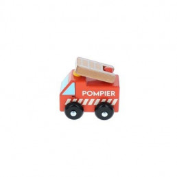 Camion de Pompier en bois - Mercredi et Patati