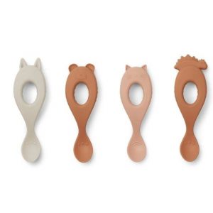 Lot de 4 cuillère en silicone Liva - Liewood