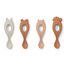 Lot de 4 cuillère en silicone Liva - Liewood